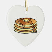 Pannenkoeken - kerstboomversiering keramisch ornament (Rechts)
