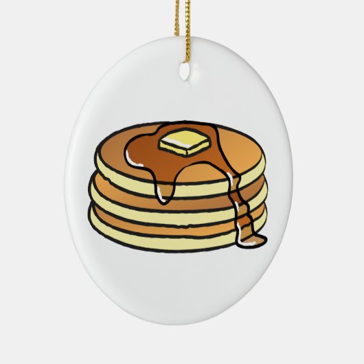 Pannenkoeken - kerstversiering keramisch ornament (Rechts)