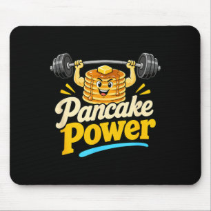 Pannenkoeken Kracht Grappige Bodybuilding Pannenko Muismat