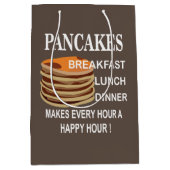 Pannenkoeken maakt elk uur een happy hour pannenko medium cadeauzakje (Voorkant)