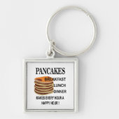 Pannenkoeken maakt elk uur een happy hour pannenko sleutelhanger (Voorkant)