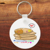 pannenkoeken maken me blij met sleutelhanger (Voorkant)