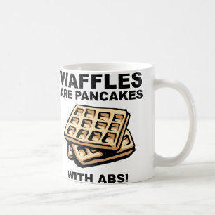 Pannenkoeken met Abs Funny Mug of Travel Mug Koffiemok