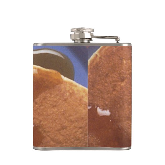 Pannenkoeken met mansiroop heupfles (Achterkant)