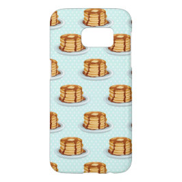 Pannenkoeken met Maple Syrup en Polkadot Pattern iPhone 15 Case