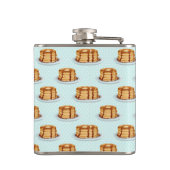 Pannenkoeken met Maple Syrup en Polkadot Pattern Heupfles (Achterkant)