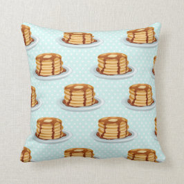 Pannenkoeken met Maple Syrup en Polkadot Pattern Kussen