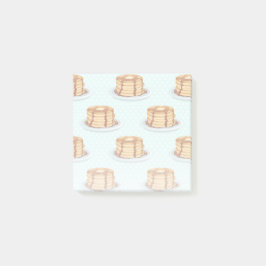 Pannenkoeken met Maple Syrup en Polkadot Pattern Post-it® Notes