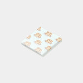 Pannenkoeken met Maple Syrup en Polkadot Pattern Post-it® Notes (Schuin)