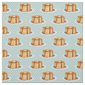 Pannenkoeken met Maple Syrup en Polkadot Pattern Stof (Swatch)