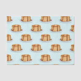 Pannenkoeken met Maple Syrup en Polkadot Pattern Tissuepapier