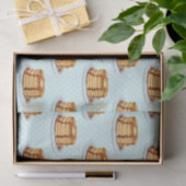 Pannenkoeken met Maple Syrup en Polkadot Pattern Tissuepapier (Geschenk)