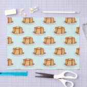 Pannenkoeken met Maple Syrup en Polkadot Pattern Tissuepapier (Craft)