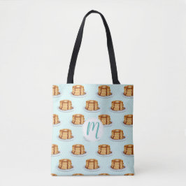 Pannenkoeken met Maple Syrup en Polkadot Pattern Tote Bag
