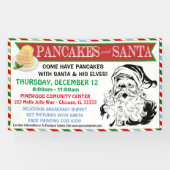 Pannenkoeken met Santa Banner (Horizontaal)