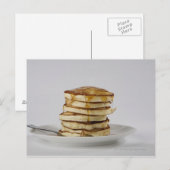 Pannenkoeken met stroop briefkaart (Voorkant / Achterkant)