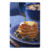Pannenkoeken met stroop en bosbessen mini klembord (Achterkant)