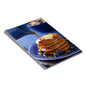 Pannenkoeken met stroop en bosbessen notitieboek (Rechterzijde)
