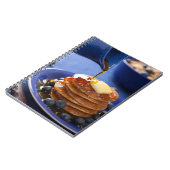 Pannenkoeken met stroop en bosbessen notitieboek (Linkerzijde)
