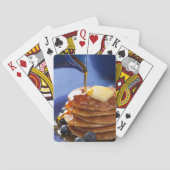 Pannenkoeken met stroop en bosbessen pokerkaarten (Achterkant)