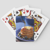 Pannenkoeken met stroop en bosbessen speelkaarten (Achterkant)