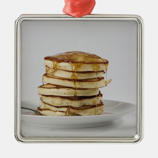 Pannenkoeken met stroop metalen ornament (Voorkant)