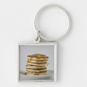 Pannenkoeken met stroop sleutelhanger