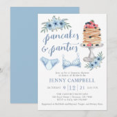 Pannenkoeken & Ondergoed Bruidsborrel Brunch  Kaart (Voorkant / Achterkant)