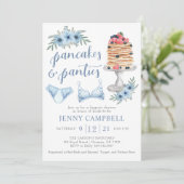 Pannenkoeken & Ondergoed Bruidsborrel  Kaart (Staand voorkant)