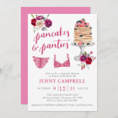 Pannenkoeken & Ondergoed Bruidsborrel Kaart (Voorkant / Achterkant)