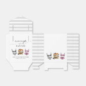 Pannenkoeken & Ondergoed Bruidsfeest Bedankdoosjes (Uitgevouwen)