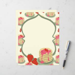 Pannenkoeken ongevoerd briefpapier