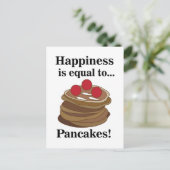 Pannenkoeken Ontbijt Eten Briefkaart (Staand voorkant)
