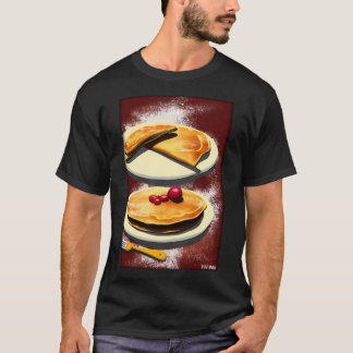 Pannenkoeken Ontbijt Heerlijk Voedsel Bakken 1 T-shirt
