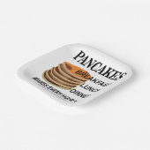 Pannenkoeken Ontbijt Verjaardag Pannenkoek Feest Papieren Bordje (Gebogen)