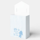 Pannenkoeken, Pacis & PJs Jongens Baby Shower Bedankdoosjes (Geopend)