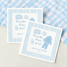 Pannenkoeken, Pacis & PJs Jongens Baby Shower