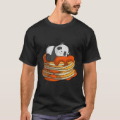 Pannenkoeken Panda op Wafel Ontbijt Flapjack Hotac T-shirt (Voorkant)