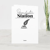 Pannenkoeken Pun Theme Valentijnsdag Kaart (Achterkant)