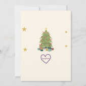 Pannenkoeken & Pyjama Kerstverjaardag Kaart (Achterkant)