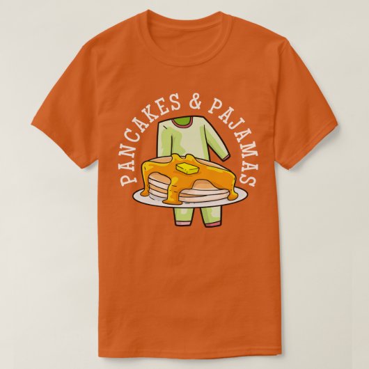 Pannenkoeken Pyjama Party 1 T-shirt (Design voorkant)