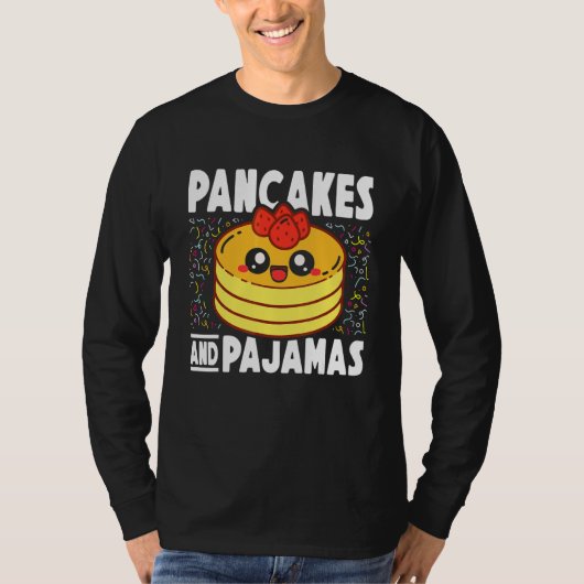 Pannenkoeken & Pyjama's Pannenkoek 2 T-shirt (Voorkant)