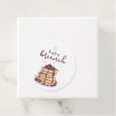 Pannenkoeken Sweet Cherry Baby shower Bedankt Card Bedankjes Labels (In situ)