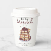Pannenkoeken Sweet Cherry Baby shower Papieren Bekers (Voorkant)