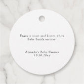 Pannenkoeken Sweet Cherry - Pop het! Als ze pop! Bedankjes Labels (Achterkant)