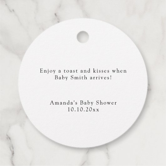 Pannenkoeken Sweet Cherry - Pop het! Als ze pop! Bedankjes Labels (Achterkant)