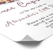 Pannenkoeken Time Capsule 1e verjaardag Poster (Hoek)