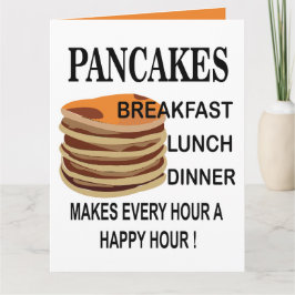 Pannenkoeken Verjaardag Ontbijt Pannenkoeken Groet Kaart
