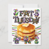 Pannenkoekenavond - Uitnodiging Dikke Dinsdag (Voorkant)