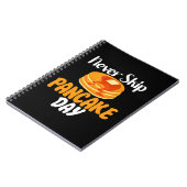 Pannenkoekendag nooit overslaan notitieboek (Linkerzijde)